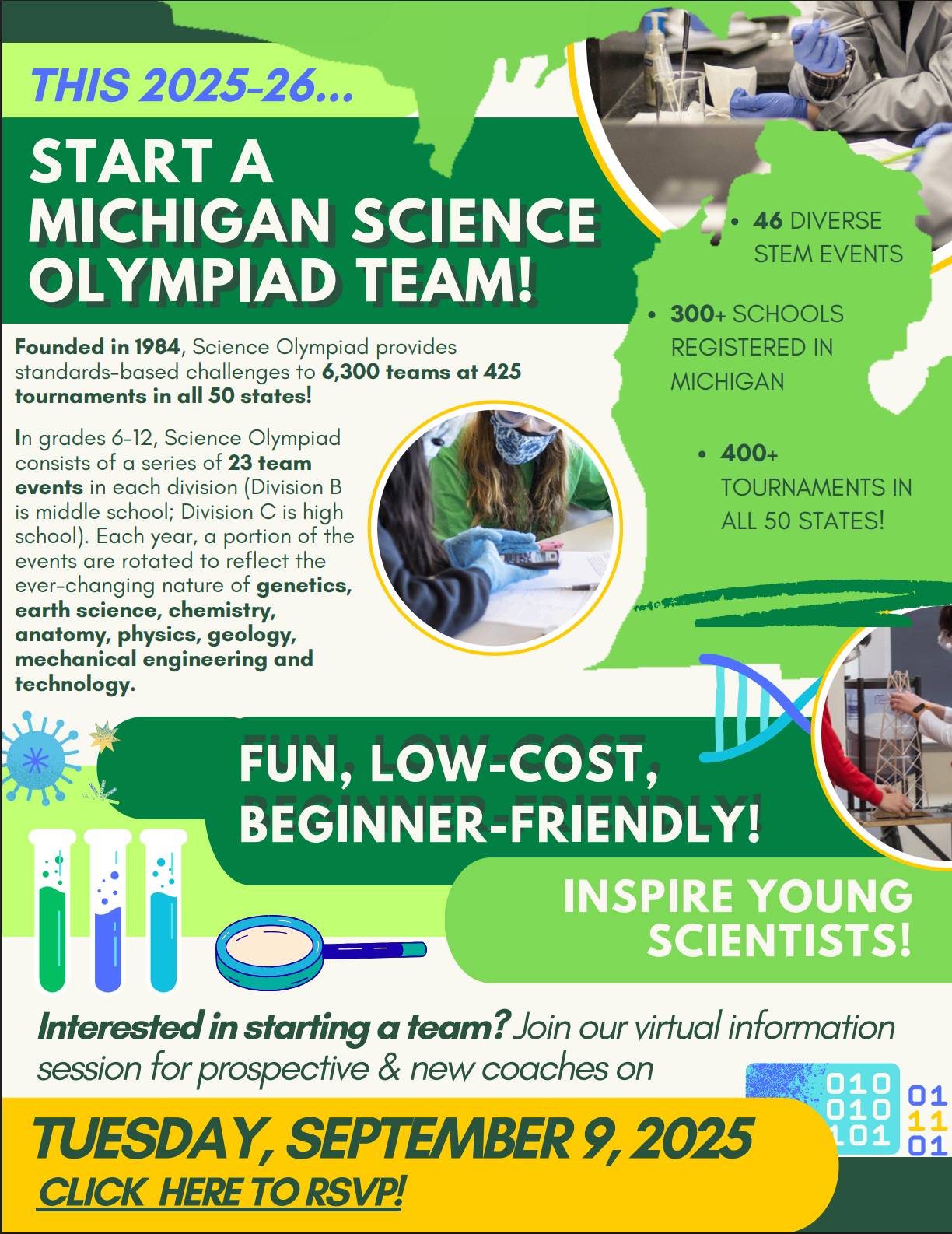 New Coaches Information Session Sept 9th